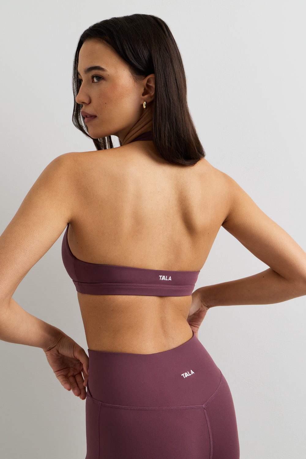DayFlex Halter Sports Bra - Light Fig