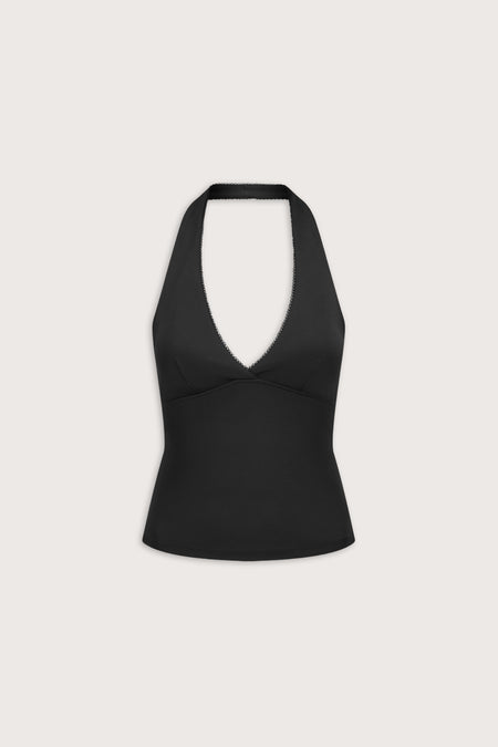 DayFlex Halter Tank - Black