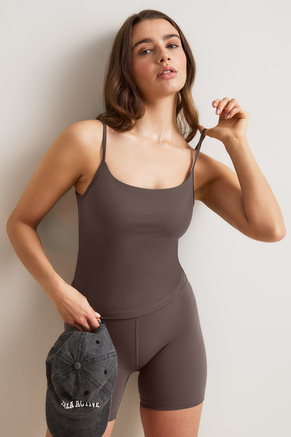 DayFlex Scoop Back Vest - Mocha Brown