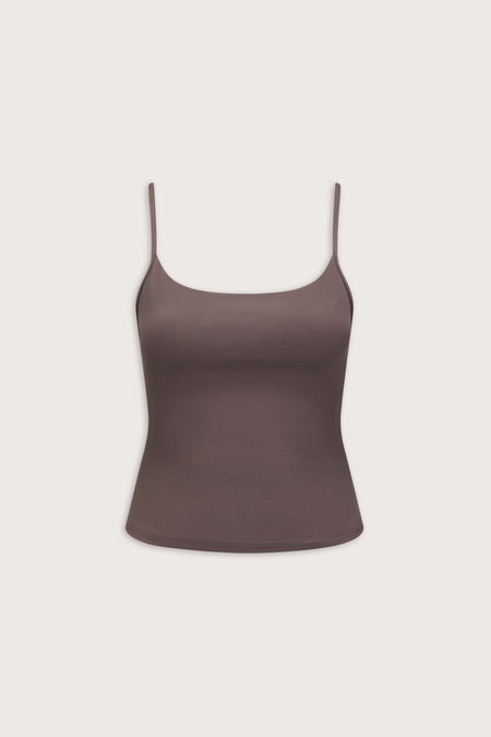 DayFlex Scoop Back Vest - Mocha Brown