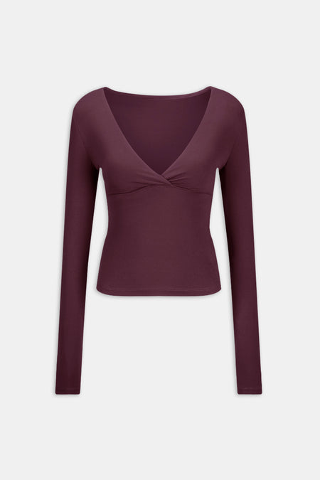 DayFlex V Neck Top - Fig