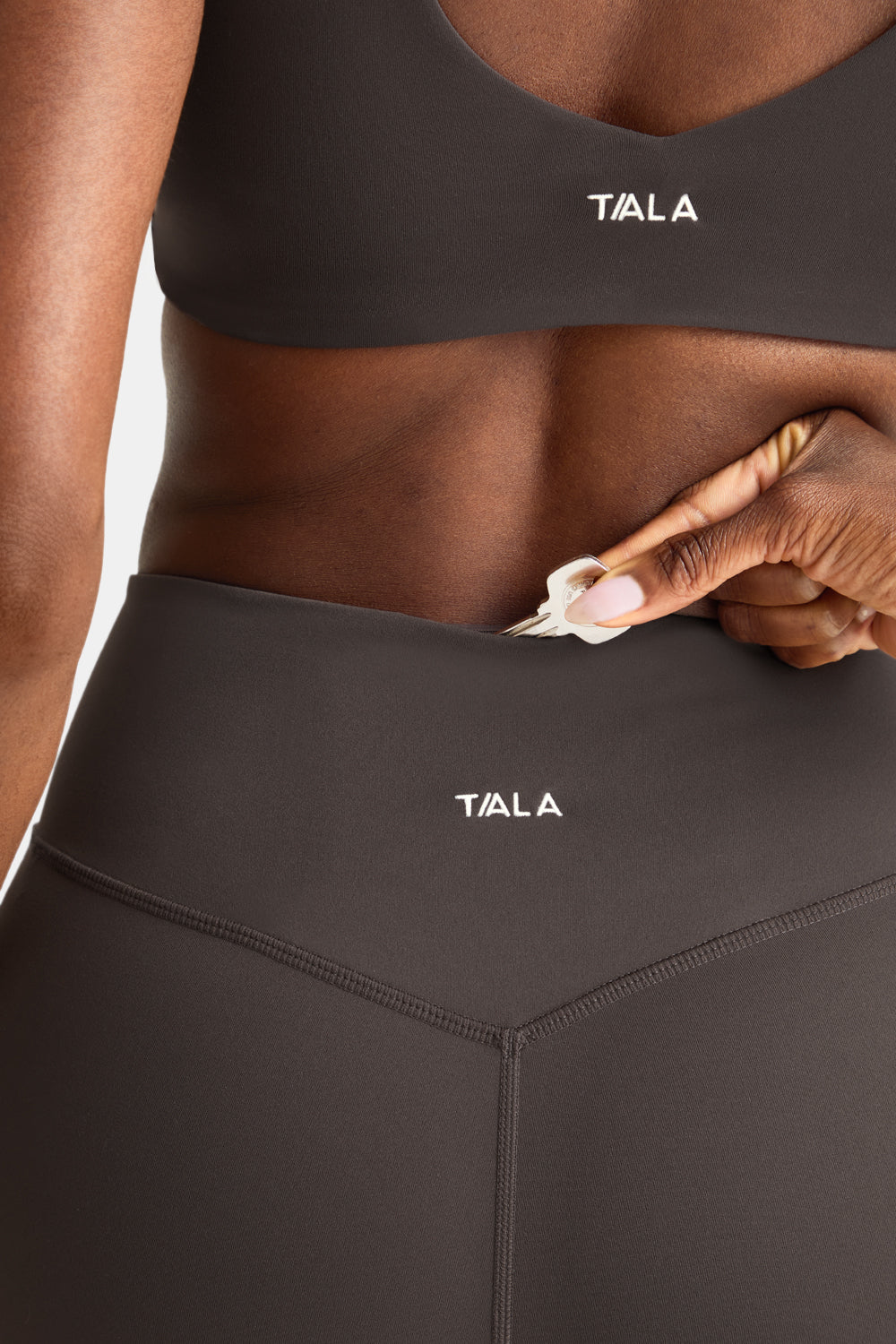 DayFlex Wrap Flared Yoga Pant - Deep Taupe