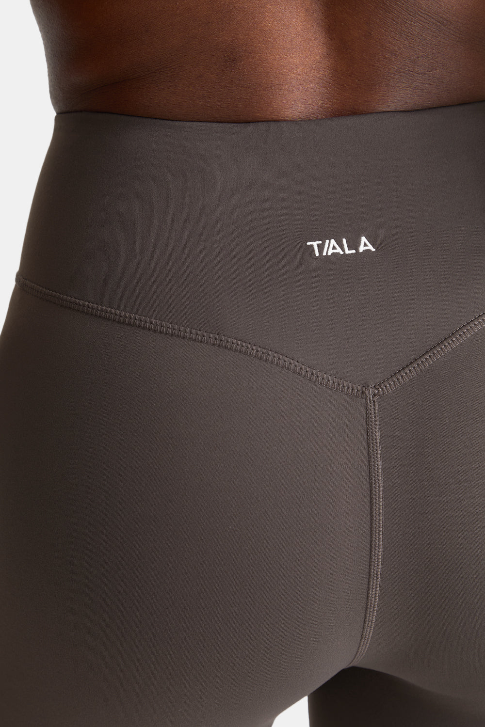 DayFlex Wrap High Waisted Legging - Deep Taupe