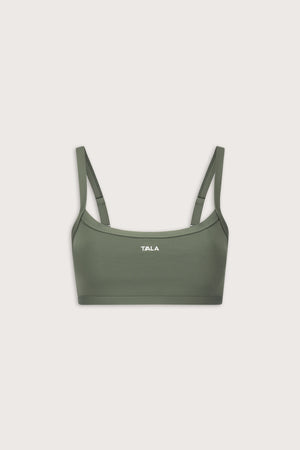 DayFlex Bandeau Sports Bra - Light Moss