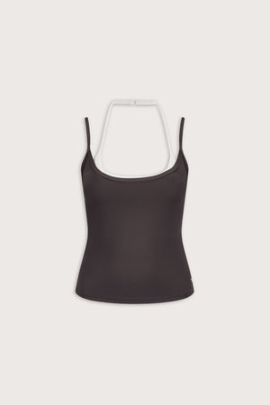 DayFlex Double Layer Vest - Cool Espresso / Ivory