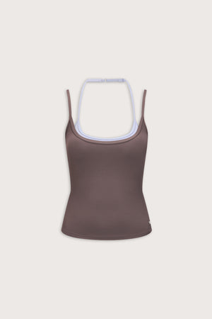 DayFlex Double Layer Vest - Mocha Brown / Lilac