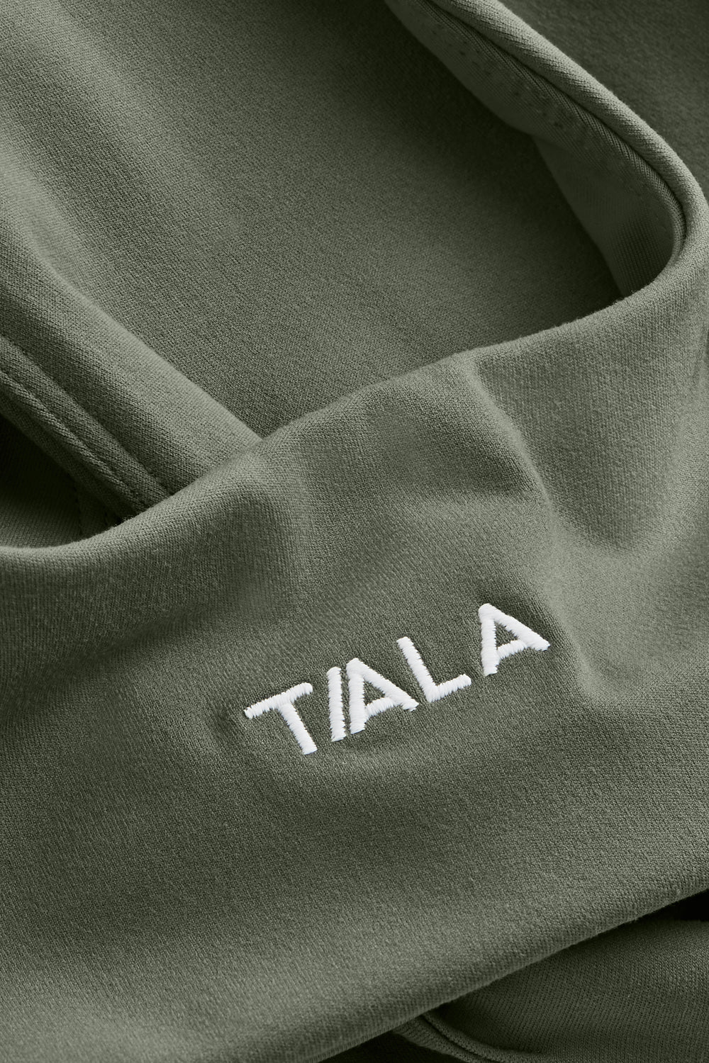 DayFlex Twist Front Sports Bra - Light Moss