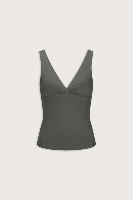 DayFlex V Neck Vest - Dark Olive