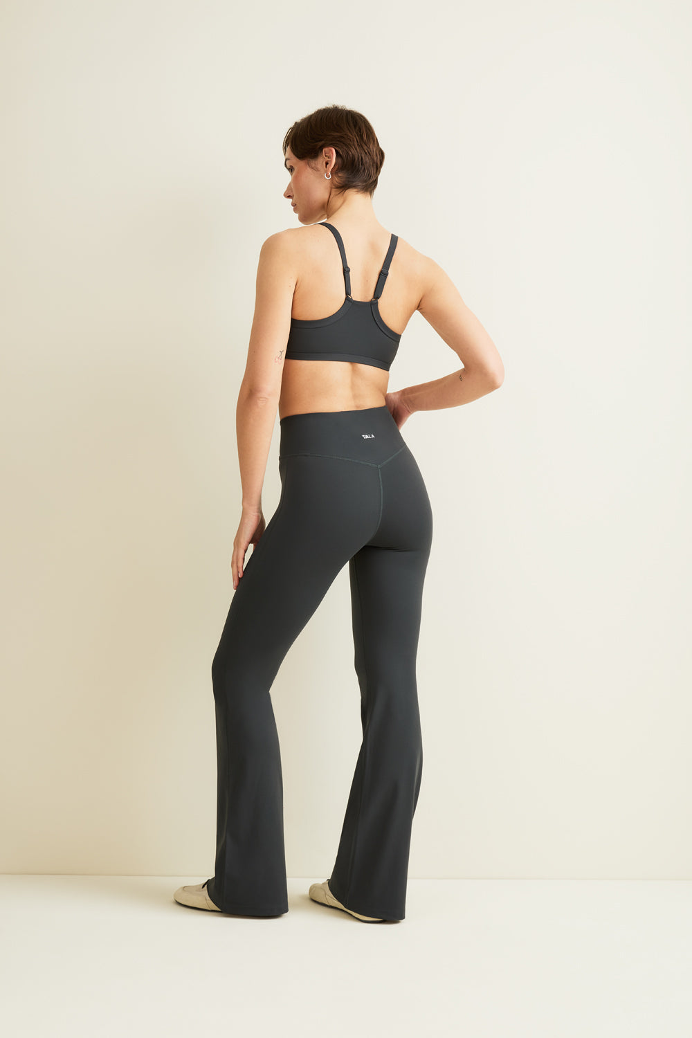 DayFlex Wrap Flared Yoga Pant - Slate Green