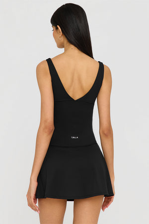 DayFlex Wrap Waist Skort - Shadow Black