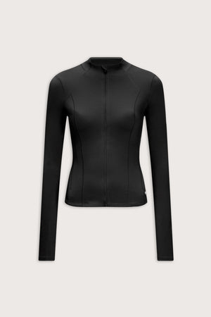 DayFlex Zip Through Sports Jacket - Shadow Black