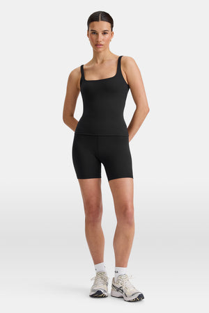 DayFlex Square Neck Full Length Vest - Shadow Black