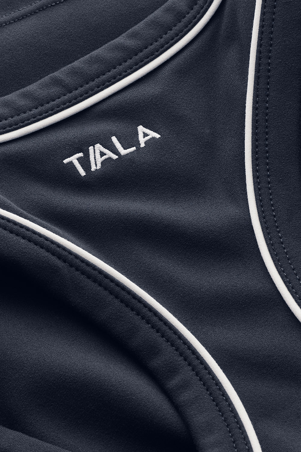 DayFlex Built-In Support V Neck Racer Vest - Midnight Navy