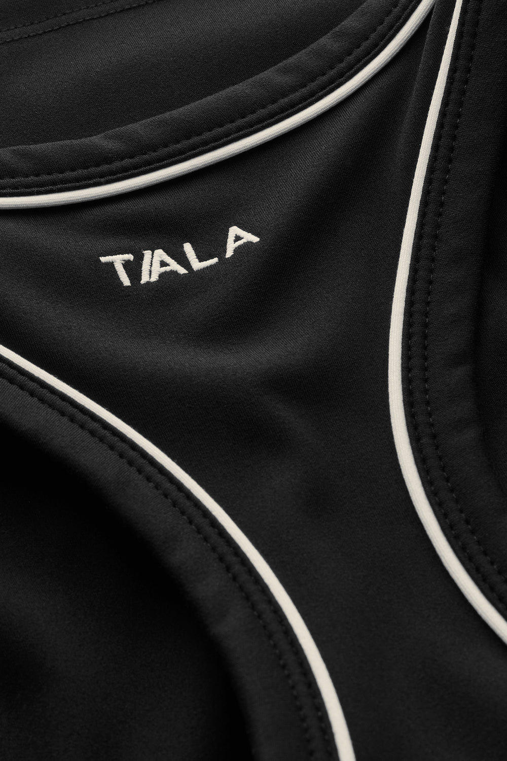 DayFlex Built-In Support V Neck Racer Vest - Shadow Black