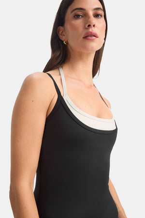 DayFlex Double Layer Vest - Black / Ivory
