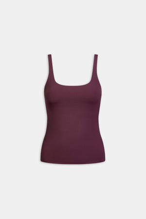 DayFlex Square Neck Full Length Vest - Fig