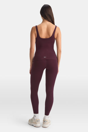 DayFlex Square Neck Full Length Vest - Fig