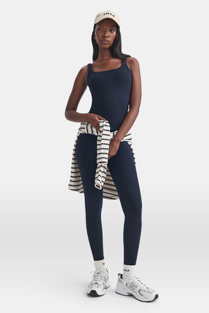 DayFlex Square Neck Full Length Vest - Midnight Navy