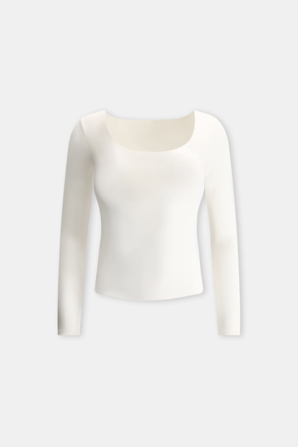 DayFlex Scoop Neck Top - Ivory