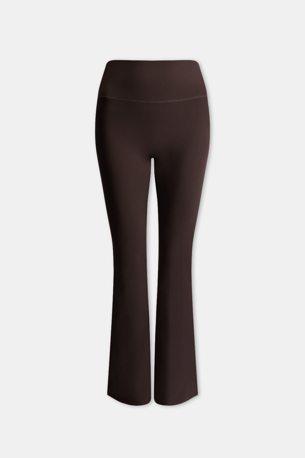 DayFlex Contrast Stripe Side Split Flared Yoga Pant No Front Seam - Americano And Mocha