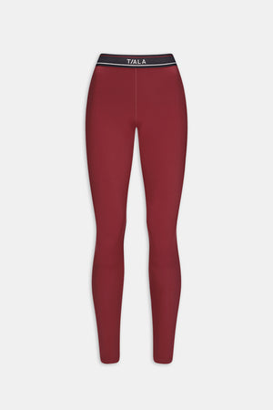 DayFlex Logo Waistband Legging - Vintage Red