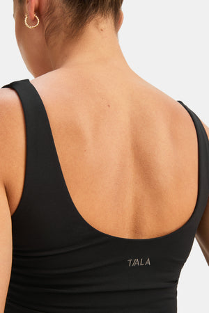 DayFlex Adjustable Side Tie Vest - Shadow Black