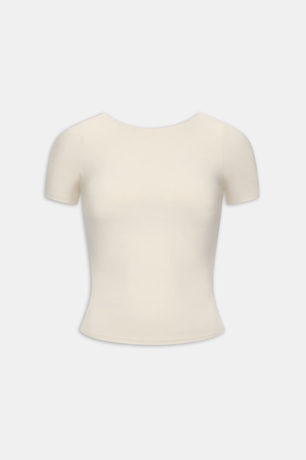 DayFlex Twist Back T-Shirt - Buttermilk