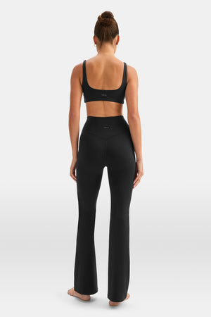 DayFlex Twist Front Sports Bra - Shadow Black