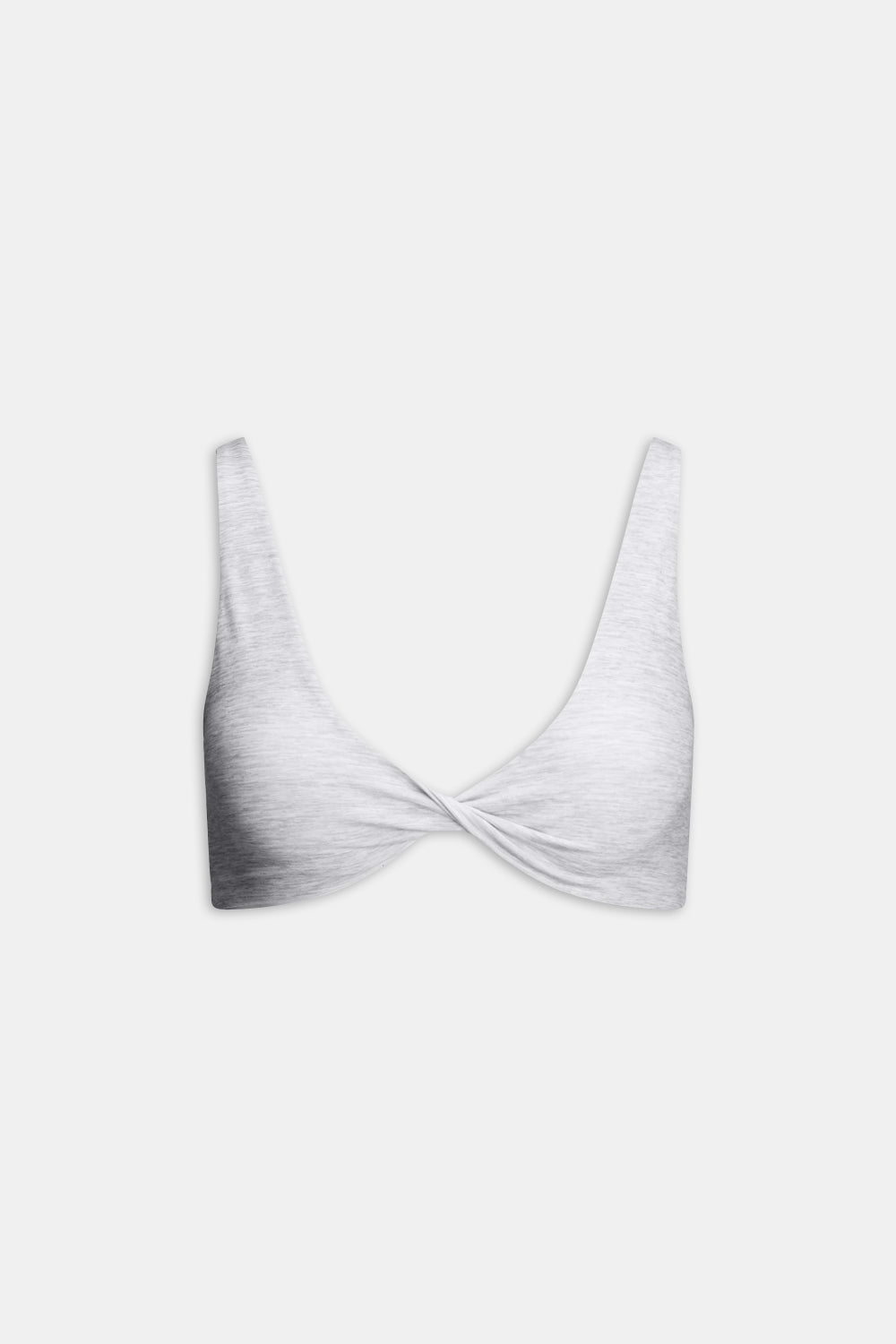 DayFlex Twist Front Sports Bra - Grey Marl