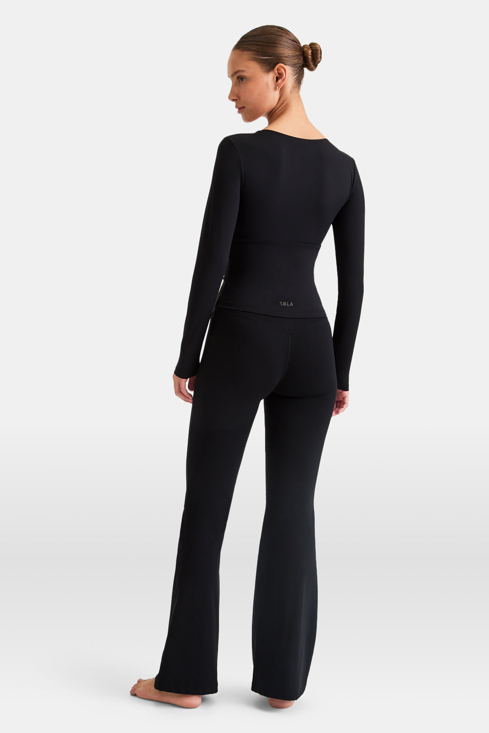 DayFlex V Neck Top - Shadow Black