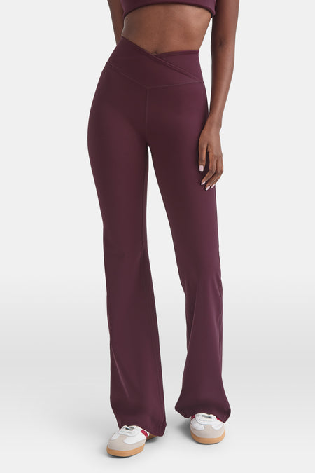 DayFlex Wrap Flared Yoga Pant - Fig