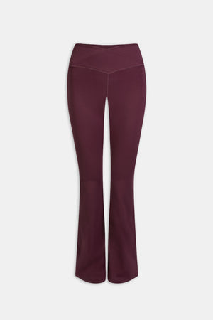 DayFlex Wrap Flared Yoga Pant - Fig