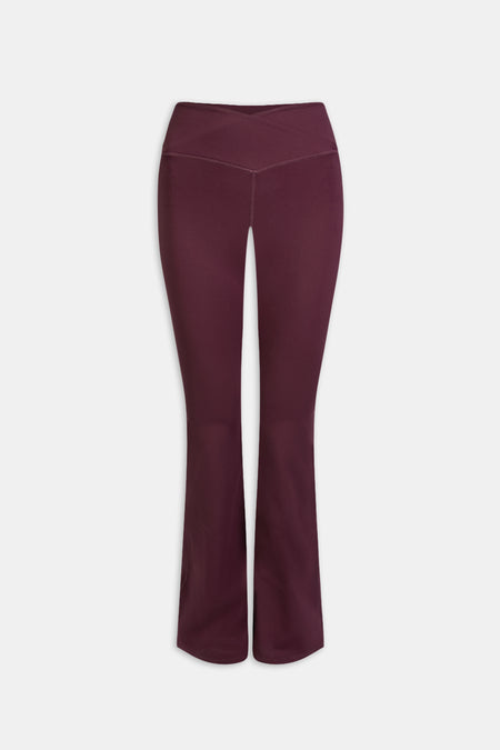 DayFlex Wrap Flared Yoga Pant - Fig