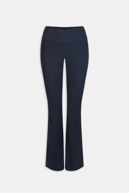 DayFlex Wrap Flared Yoga Pant - Midnight Navy