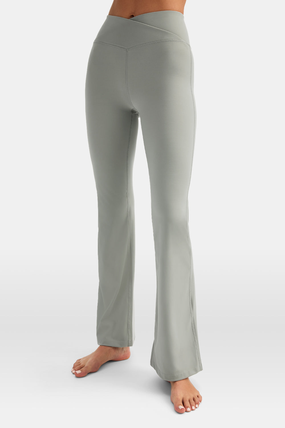 DayFlex Wrap Flared Yoga Pant - Soft Sage