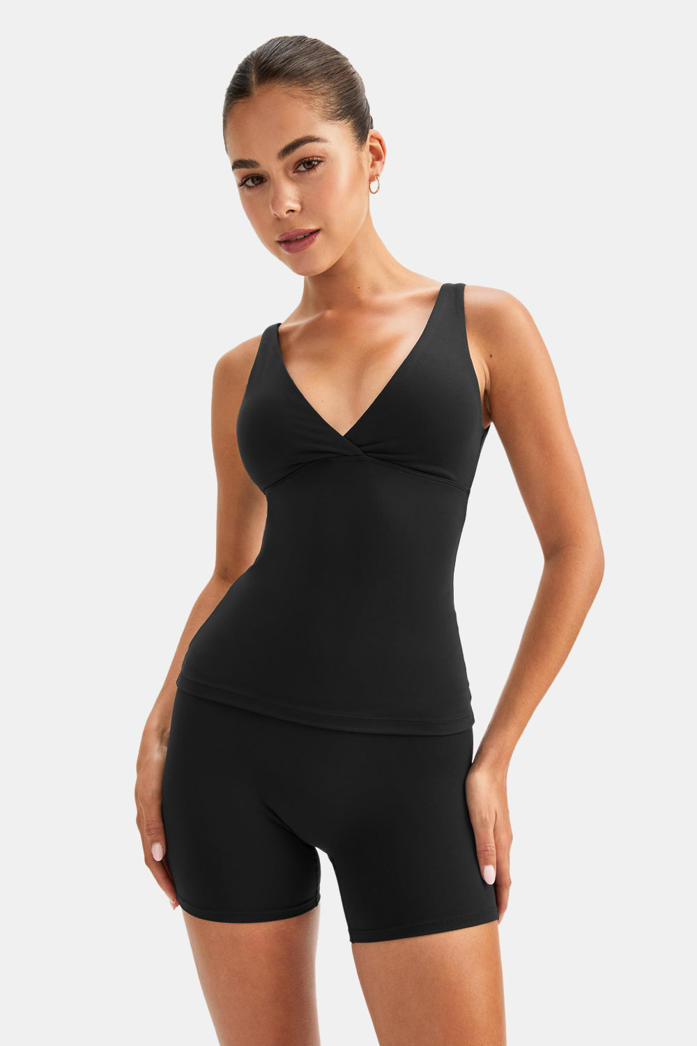 DayFlex V Neck Vest - Shadow Black