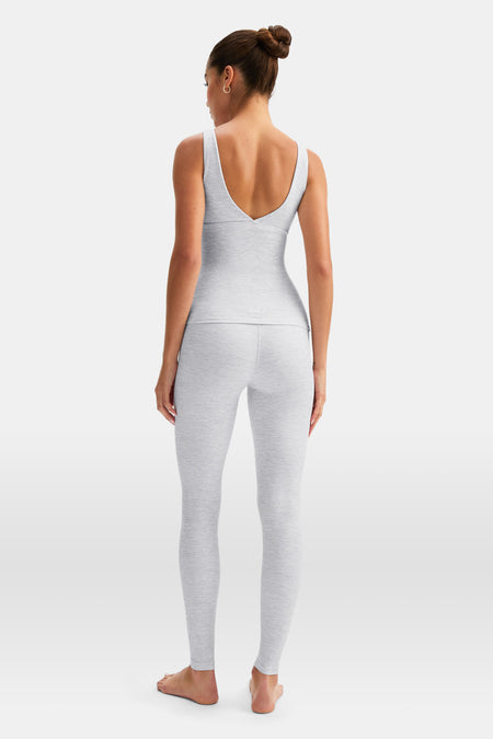 DayFlex V Neck Vest - Grey Marl