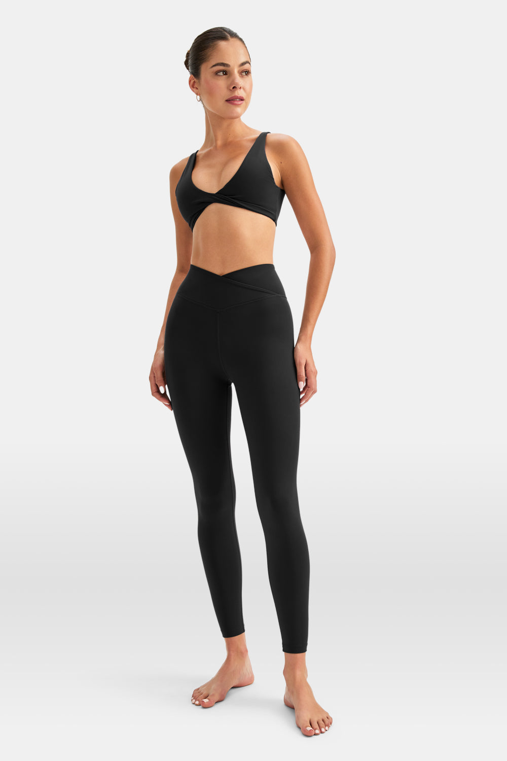 DayFlex Wrap High Waisted Legging - Shadow Black