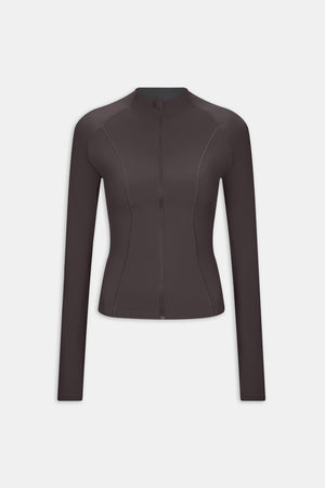 DayFlex Zip Through Jacket - Cool Espresso