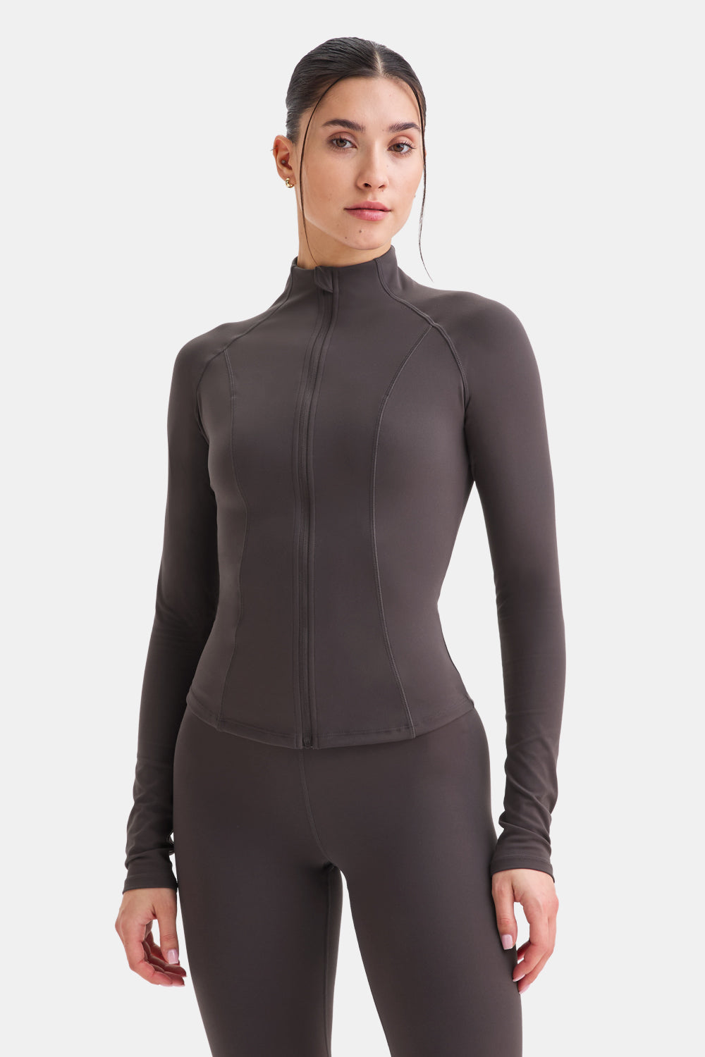 DayFlex Zip Through Jacket - Cool Espresso