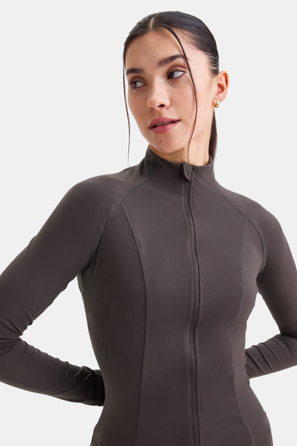 DayFlex Zip Through Jacket - Cool Espresso