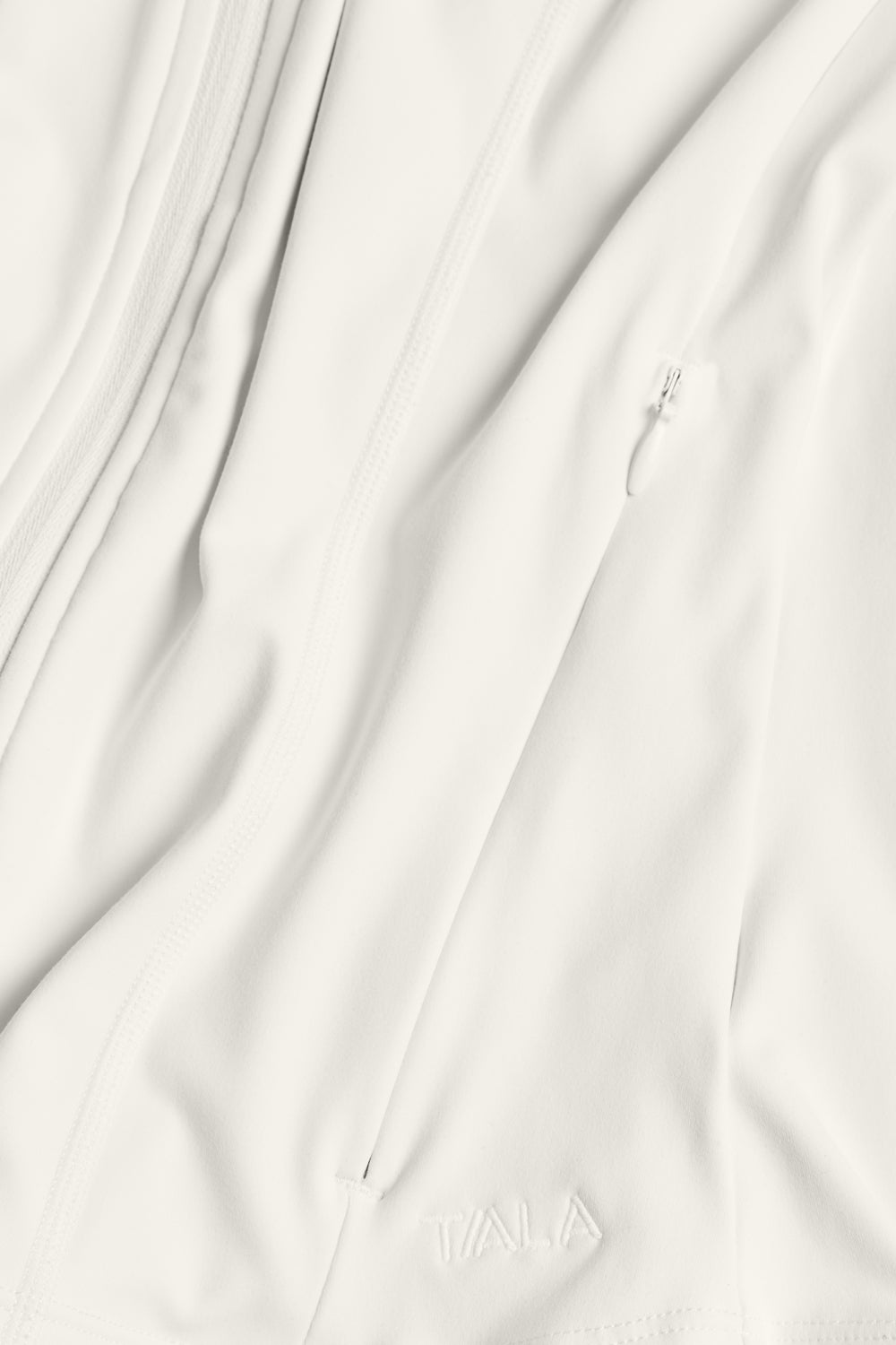 DayFlex Zip Through Sports Jacket - Ivory