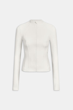 DayFlex Zip Through Sports Jacket - Ivory