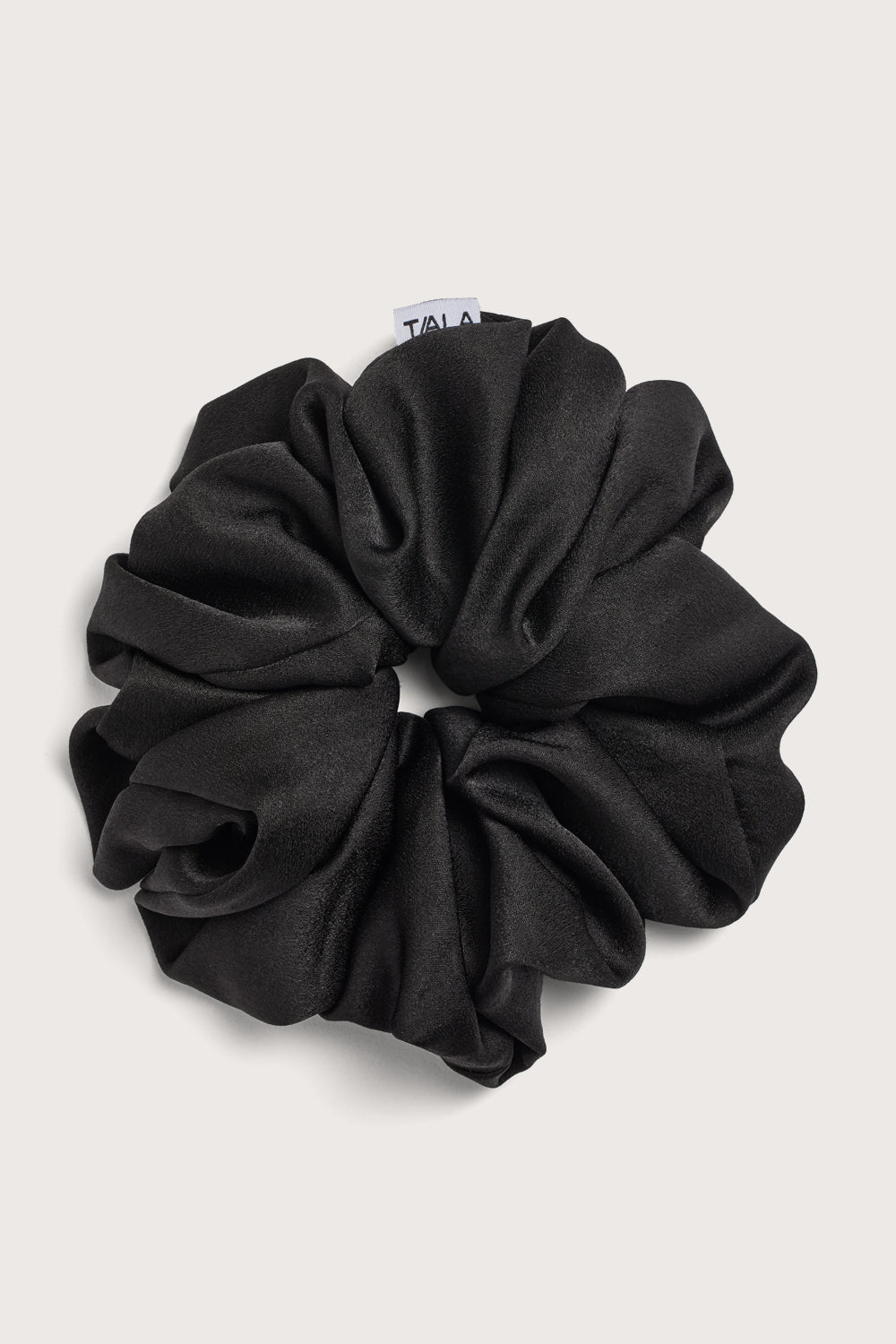 XL Satin Scrunchie - Black
