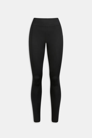 SkinLuxe Fleece High Waisted Legging - Shadow Black