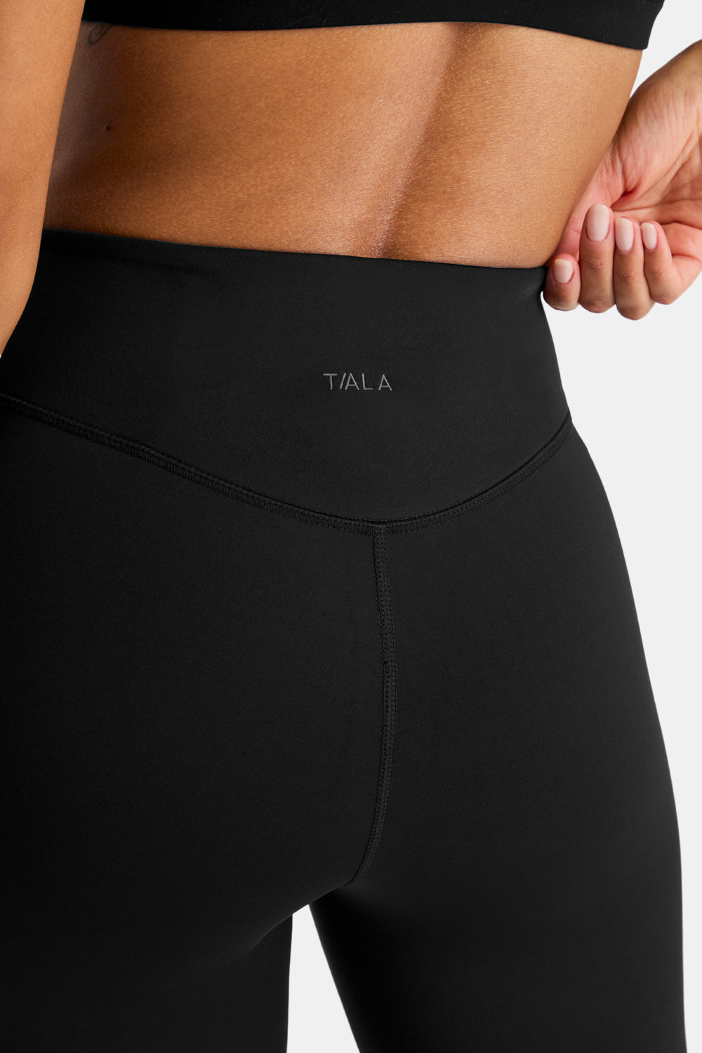 SkinLuxe Fleece High Waisted Legging - Shadow Black