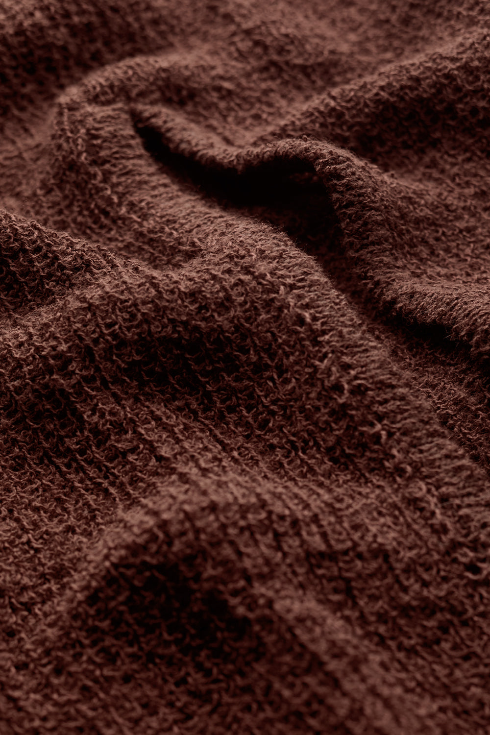 Beach Knit Maxi Skirt - Brown