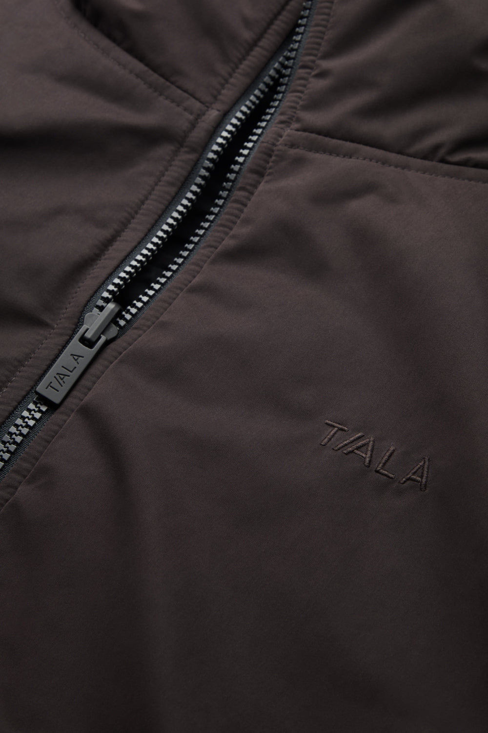 Funnel Neck Reversible Bomber - Black / Americano