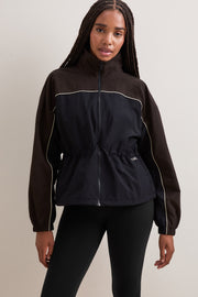 Multiway Contrast Windbreaker - Americano
