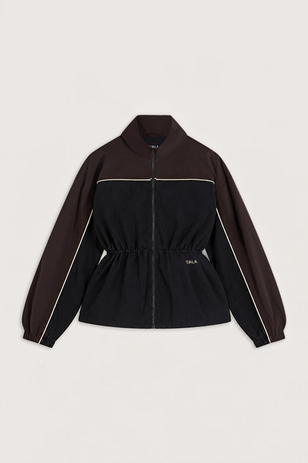 Multiway Contrast Windbreaker - Americano